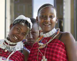 Maasai women